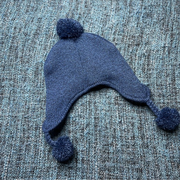 Nike Infant Pom Pom Beanie in Blue - Picture 3 of 4